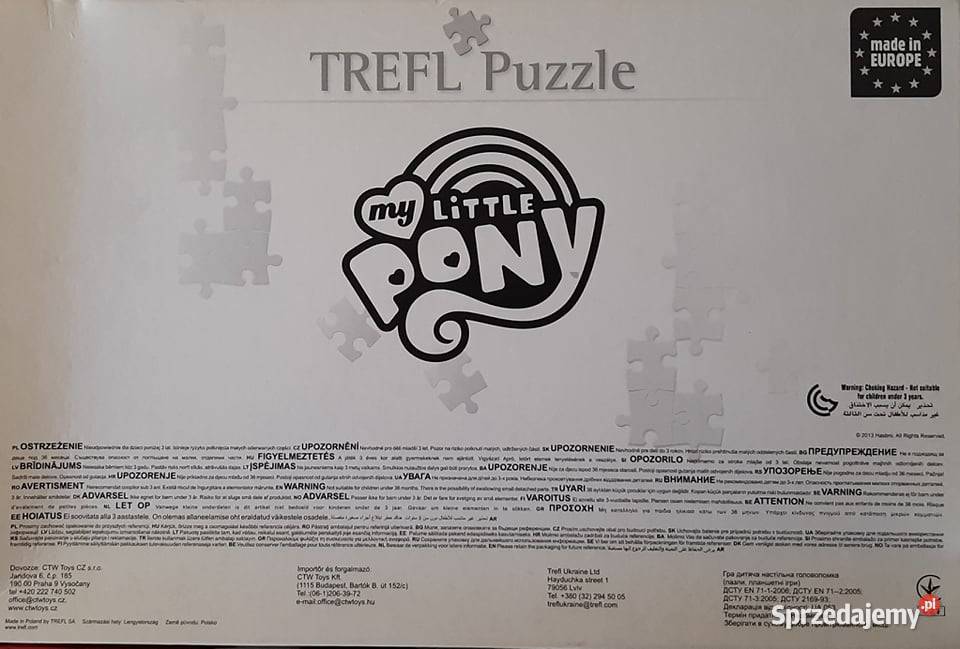 Puzzle 24 maxi przyjaźń to magia my Little pony 3 lata+