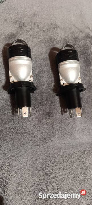 Żarówki H4 led 6500k 12V24V soczewka Diody i neony Szydłowiec sprzedam