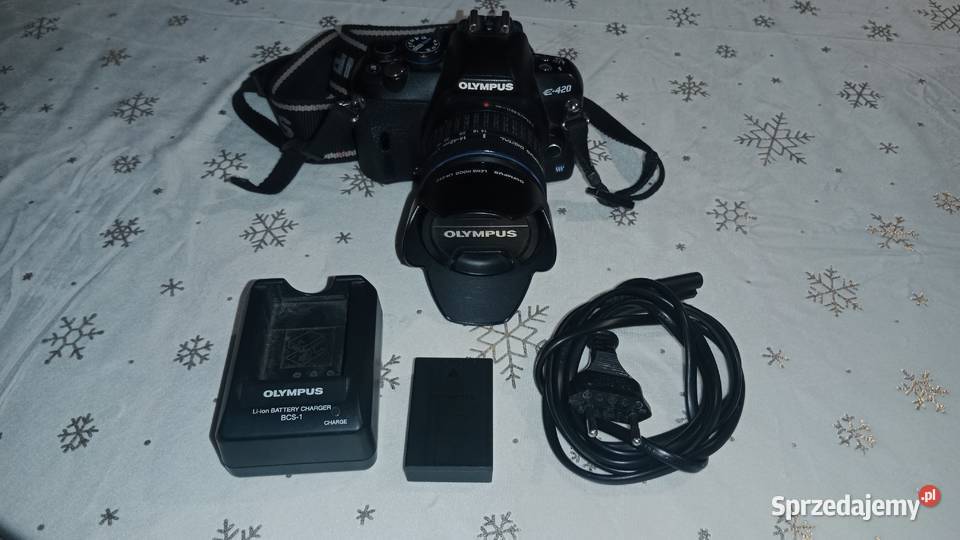 Lustrzanka cyfrowa OLIMPUS E420 zestaw Aparaty Zofiówka