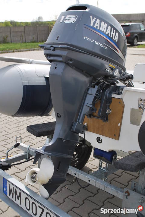 Piękny PONTON z silnikiem YAMAHA i przyczepą Grzebowilk