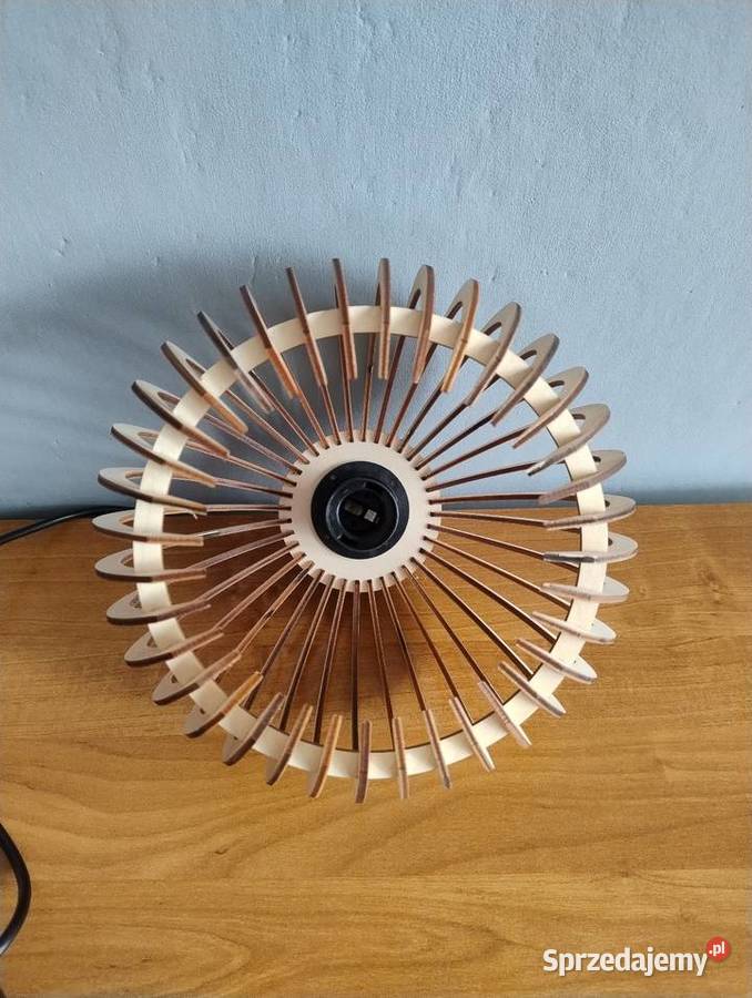 NOWA Lampa sufitowa wisząca BOHO z drewnianym Blachownia