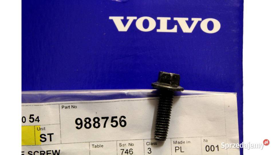 VOLVO oryginalna sruba M6x20 988756 OE dolnośląskie
