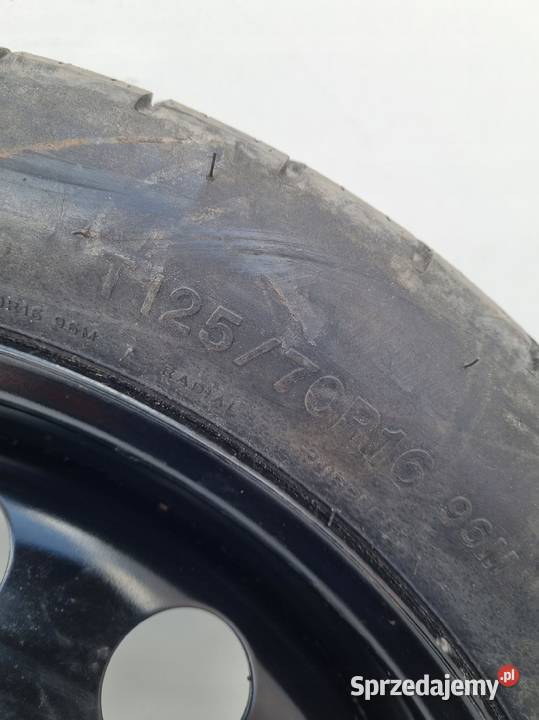 KOŁO ZAPASOWE DOJAZDOWE Audi Seat Vw Golf VI Rudka