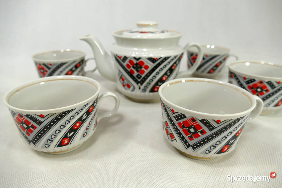 Serwis do herbaty Rosja vintage Zielona Góra