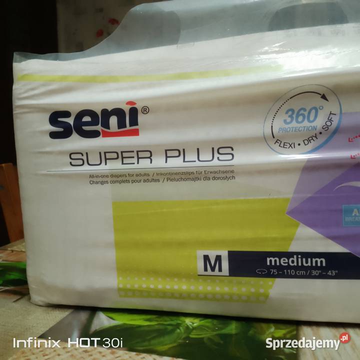 pampersy M i pieluchomajtki róż M osoby dorosłej