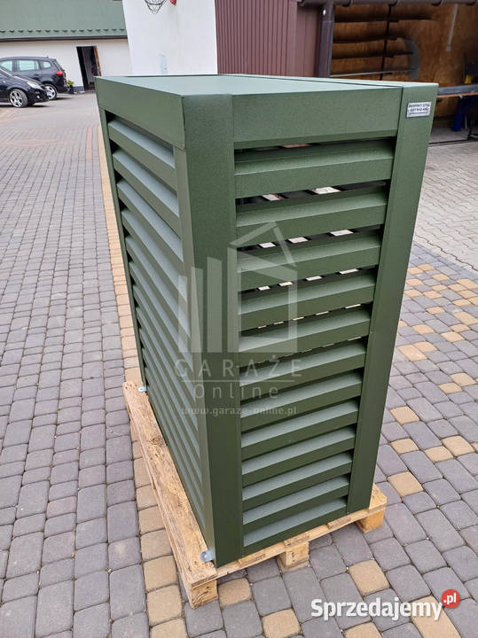 Osłona pompy ciepła 90x40x150 zielona ID482 Dąbrowa Górnicza