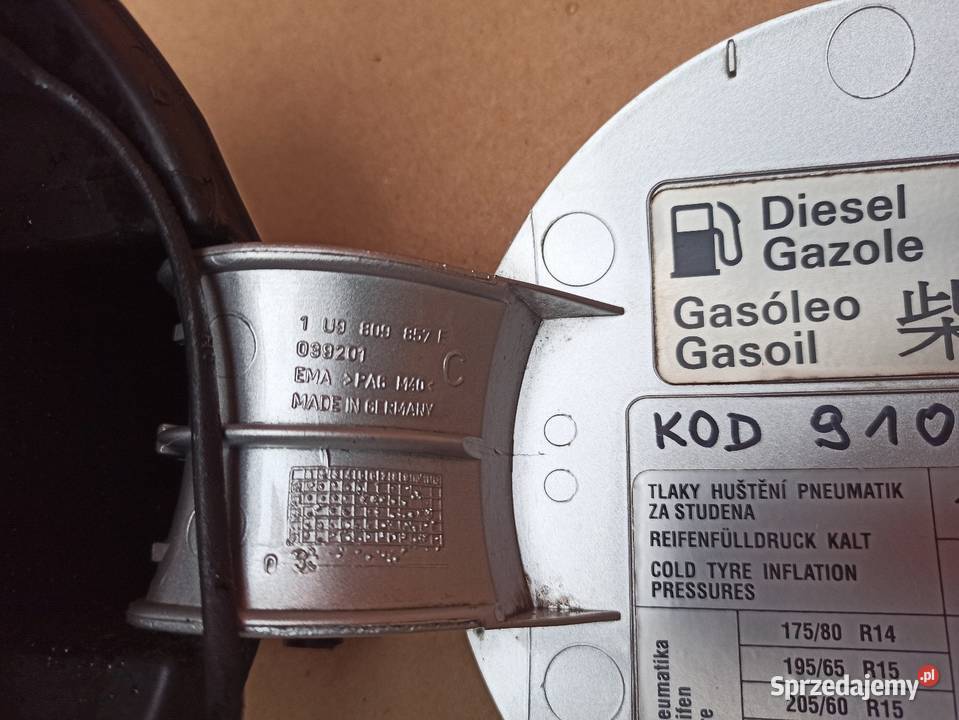 KLAPKA WLEWU PALIWA SKODA OCTAVIA I 1U9809857E Bolesławiec
