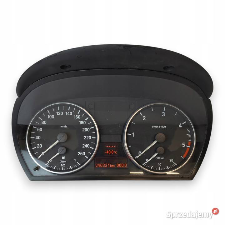 LICZNIK ZEGARY 9122602 BMW E90 E91 20 D Diesel osobowe Chełm