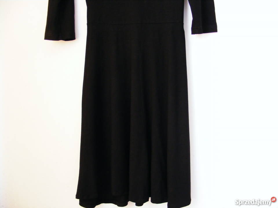 Sukienka długa czarna rozmiar 38