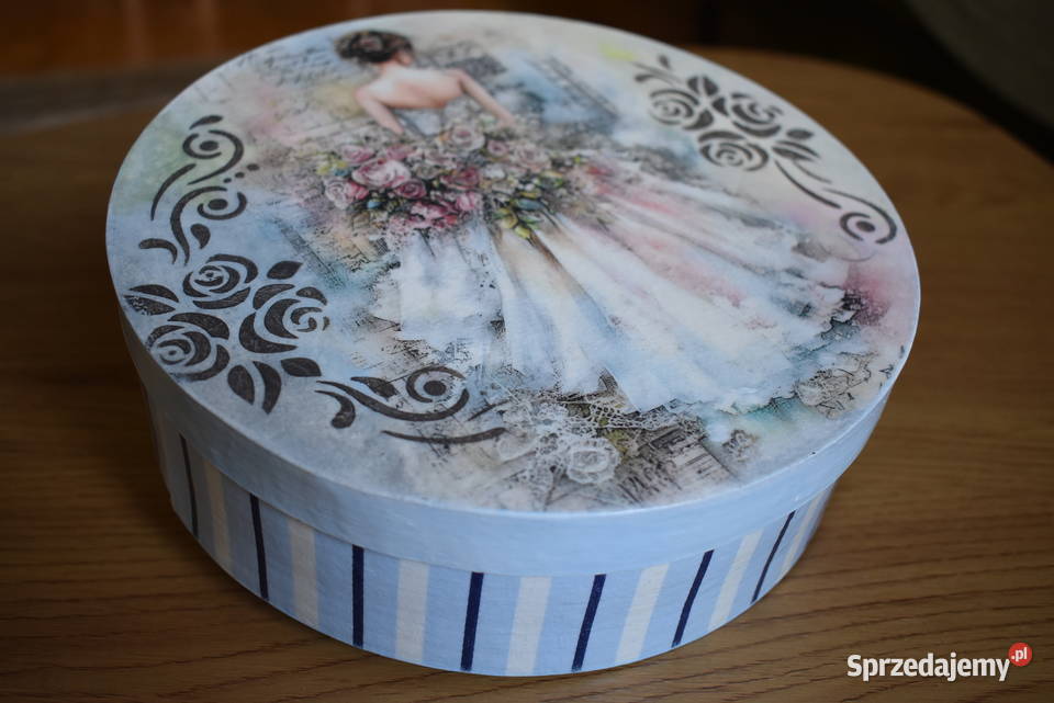Pudełko rękodzieło decoupage Warszawa