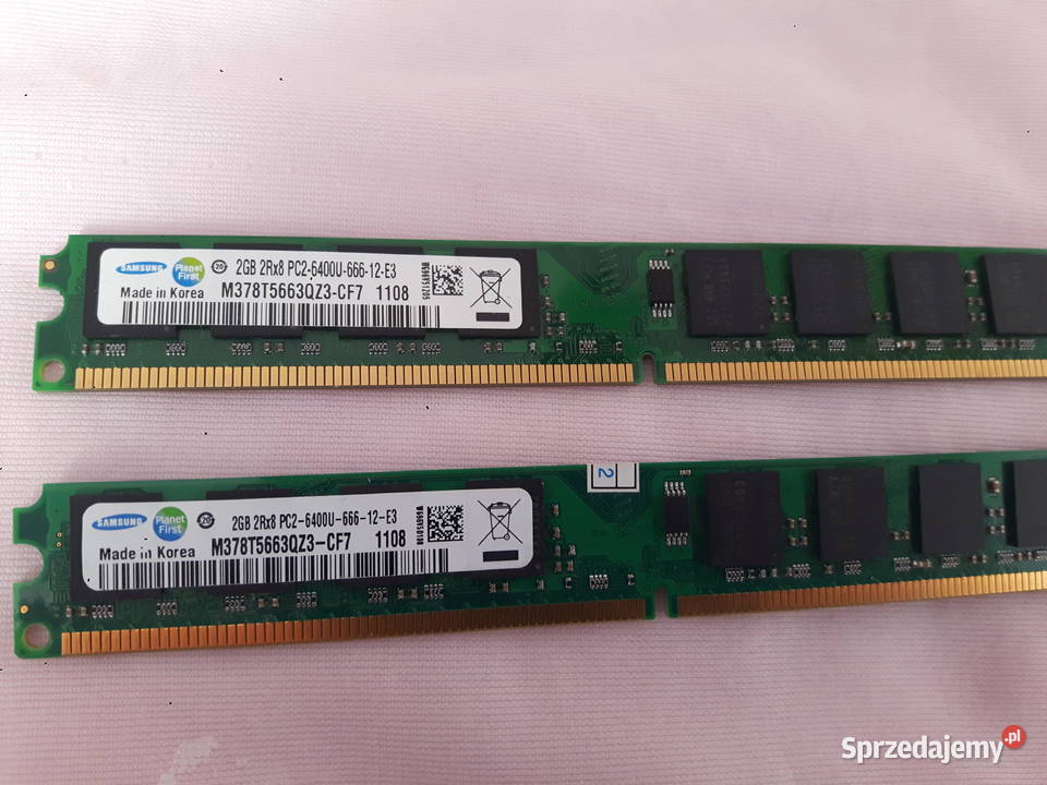 Pmięć DDR2 i DDR3