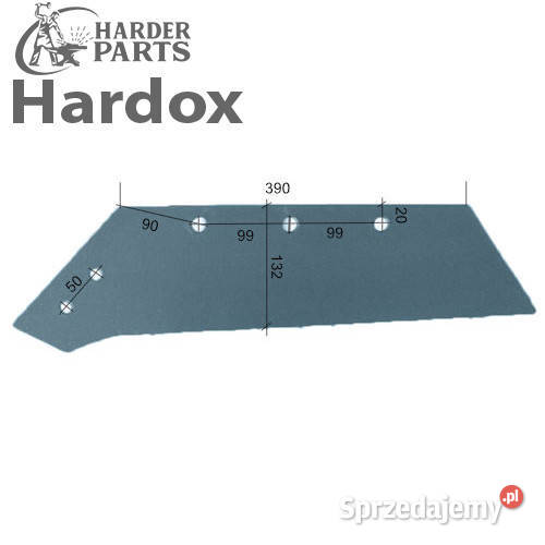 Lemiesz 16 HARDOX 701401L części do pługa VOGEL
