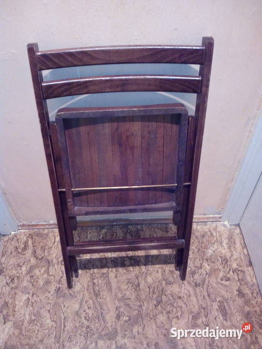 Sprzedam krzesło drewniane składane wielkopolskie sprzedam