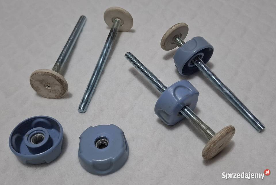 Śruby z nakrętkami do drzwi bramki dzieci śląskie Czeladź