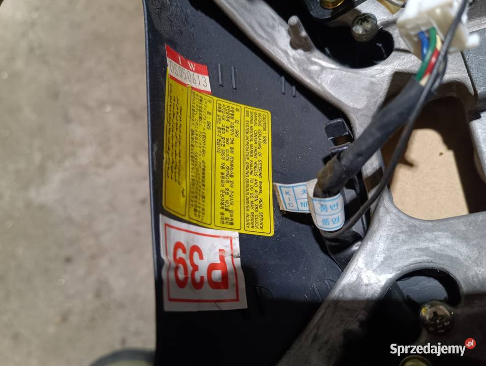 Kierownica Skóra Carbon Poduszka Airbag Hyundai Mrowino