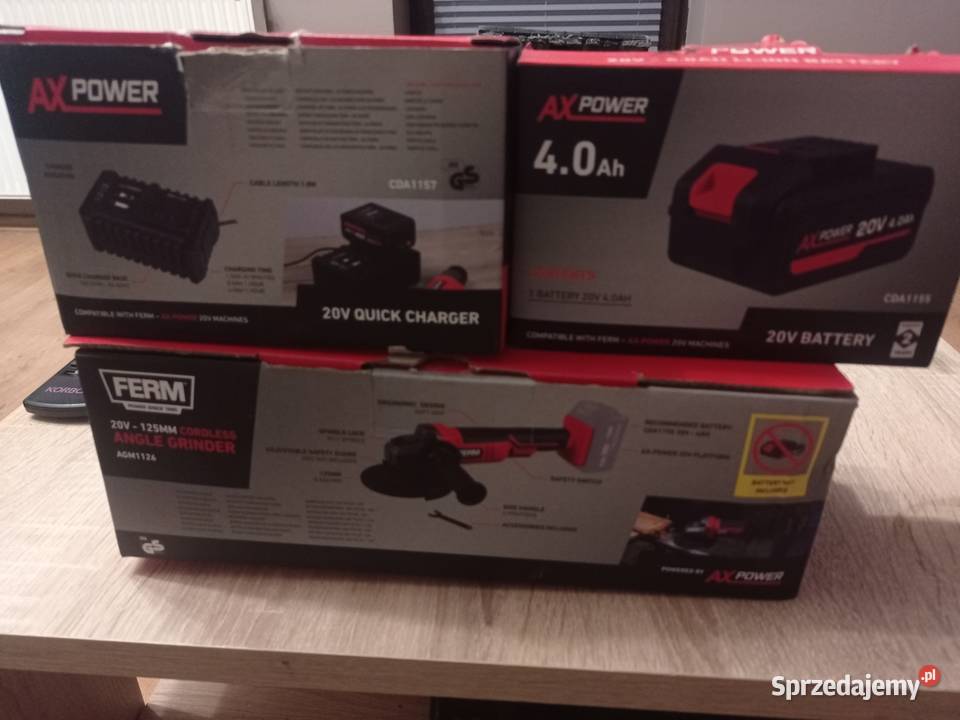 Szlifierka kątowa akumulatorowa Oświęcim