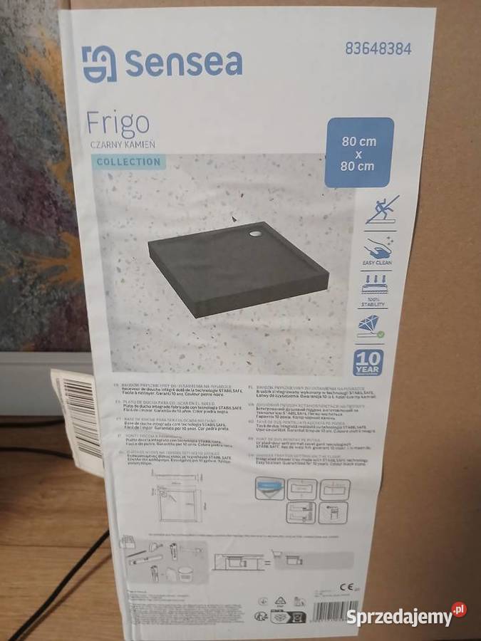 Brodzik do kabiny prysznicowej kwadratowy Frigo Gąski