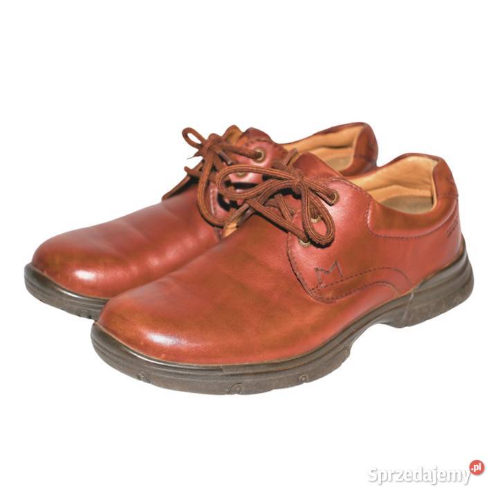 Męskie Buty MARC Półbuty Skóra Naturalna Stan Półbuty Kiekrz