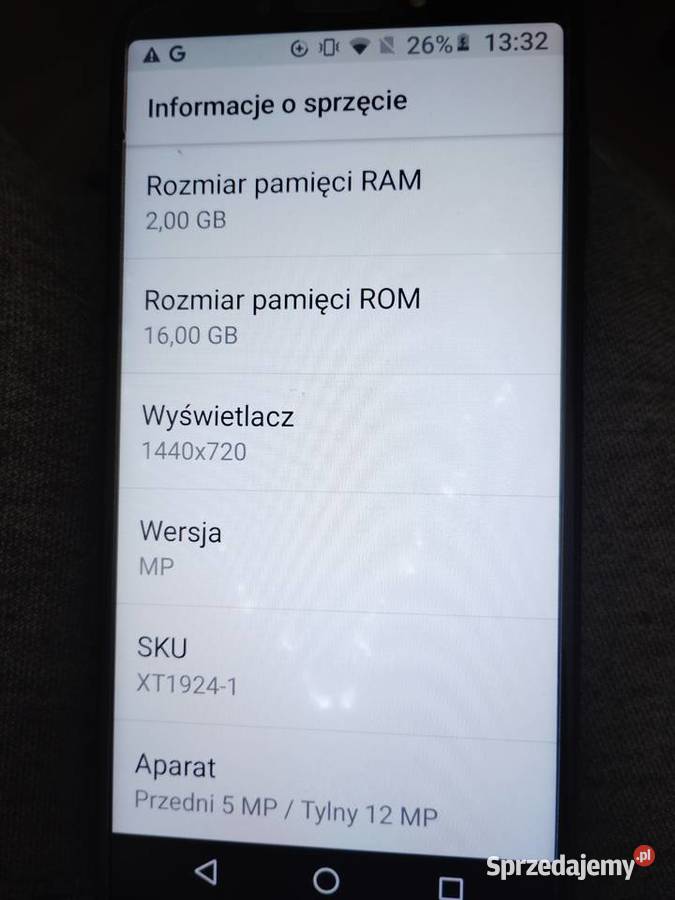 Smartfon Motorola e5 plus Wronki