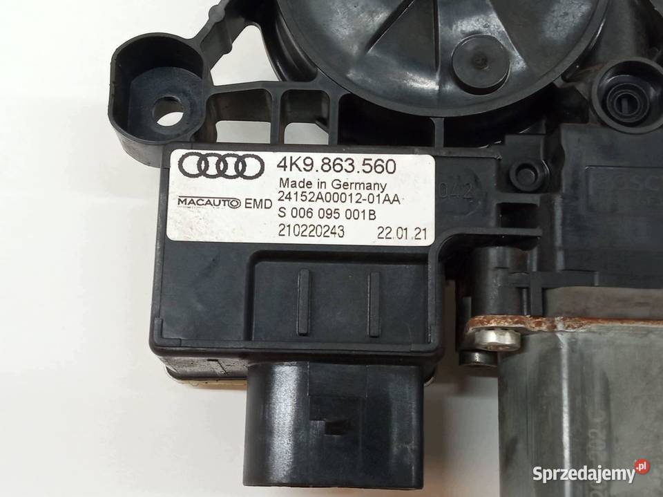 SILNICZEK SZYBY ROLETY 4K9863560 Audi A6 V 2018