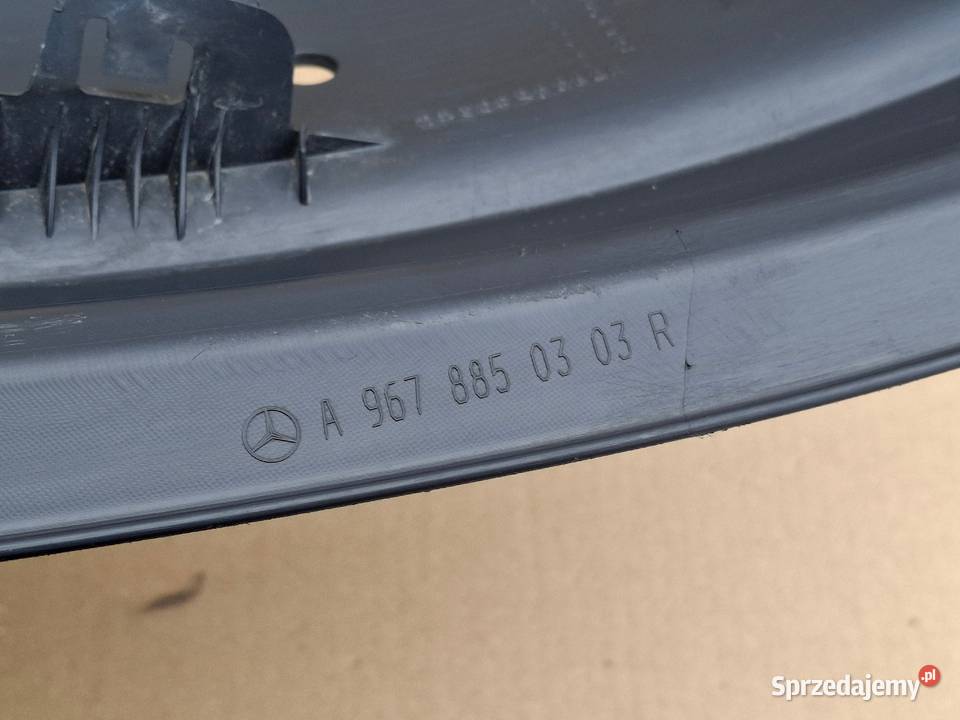 MERCEDES ATEGO EURO 6 NAROŻNIK ZDERZAKA OKULAR Bieleń