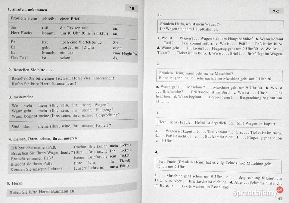 Deutsch 2000 Band 1 Renate Luscher Gerd Brosch Pozostałe lubelskie Chełm sprzedam