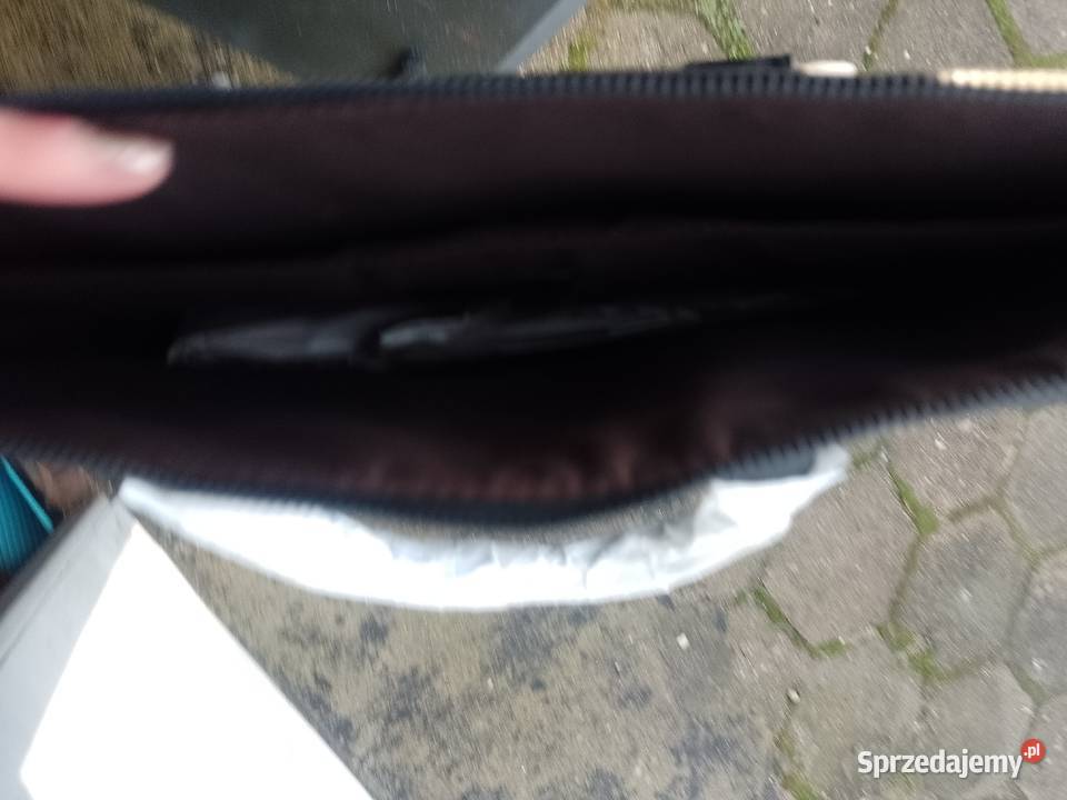 ZARA Czarna teczka z Madrytu torba na laptopa 13 Do ręki małopolskie Kraków