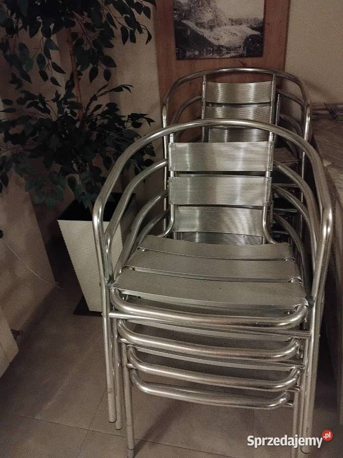 Krzesła aluminiowe Krynica-Zdrój sprzedam