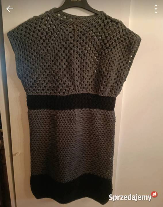 Sukienka na szydełku lubelskie Lublin sprzedam