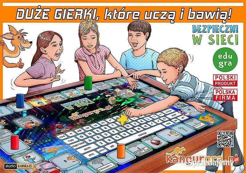 wielka EKO GRA planszowa BEZPIECZNI W SIECI Gry planszowe i fabularne Warszawa