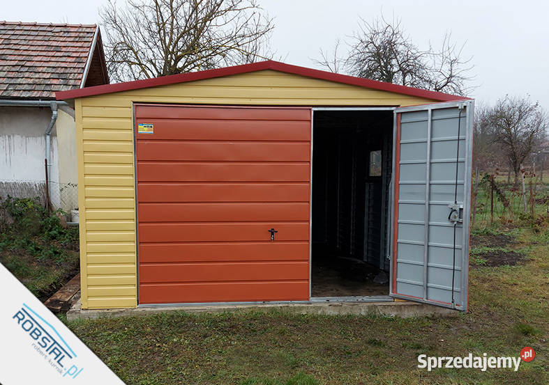 Garaż z dachem dwuspadowym 4x5m Konin