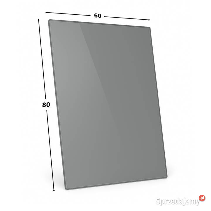 SZYBA POD KOMINEK HARTOWANA 6MM GRAFIT 80X60 Skawina