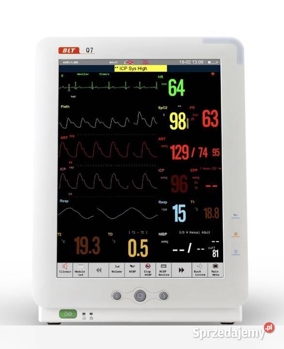 Kardiomonitor Biolight Q7 BLT Sprawny Grabina