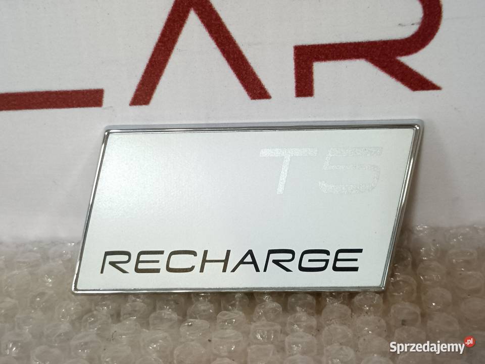 VOLVO XC40 T5 RECHARGE NAPIS EMBLEMAT ZNACZEK