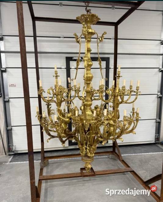 Zyrandol brąz pałacowy OKAZJA sprzedam