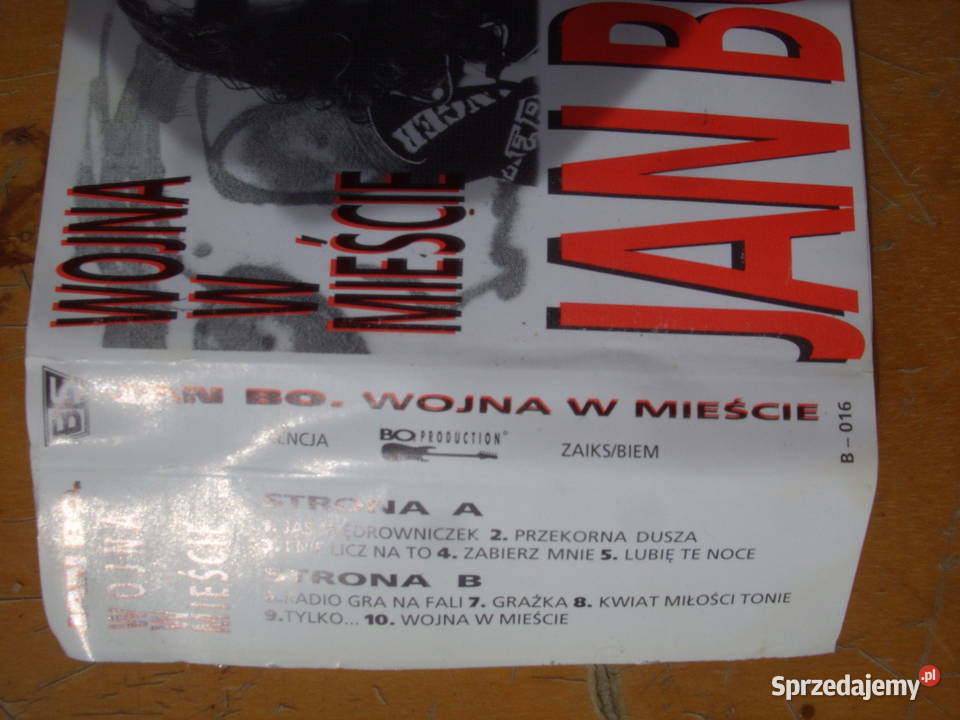 ROCK kaseta JAN BORYSEWICZ2 kasety Wołów sprzedam