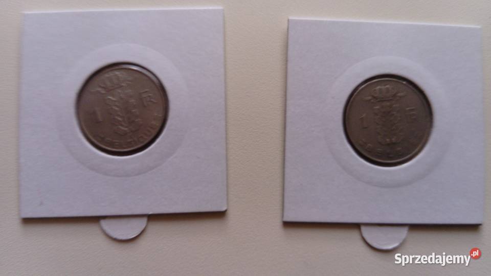 Moneta 1 frank 1972 i 1978 r Mosina sprzedam
