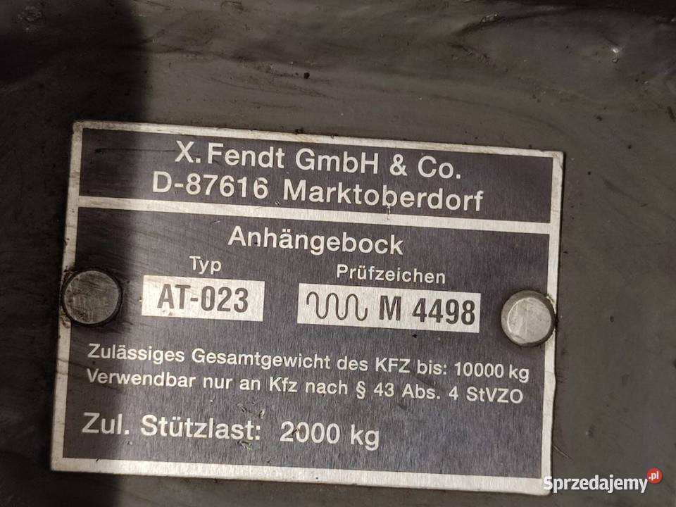 Podnośnik tylny konsola zaczepowa FENDT 514 Wilkowo