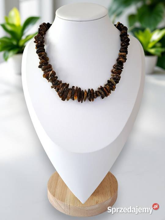 Korale z bursztynu BURSZTYN bałtycki bryłeczki Korale Warszawa