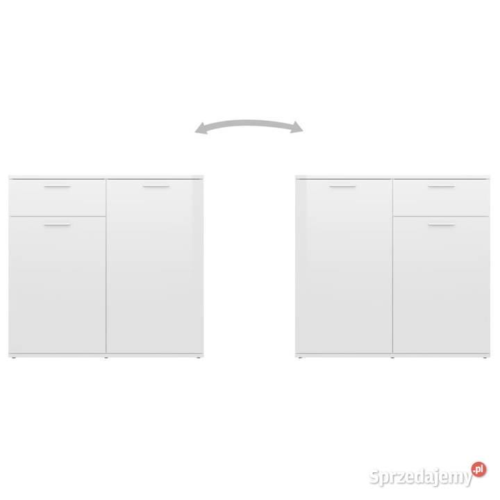 Szafka biała z połyskiem 160x36x75 materiał Warszawa