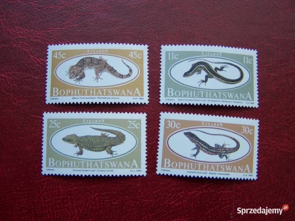 Bantustan 1984 MNH Mi 12932 Fauna Gady Tychy sprzedam