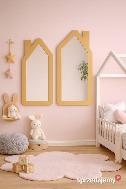 Lustro dekoracyjne ścienne dziecka w ramie mdf sprzedam