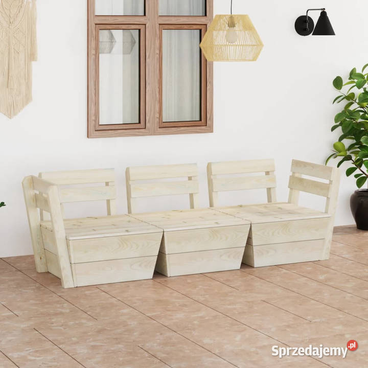 Ogrodowa sofa 3osobowa z palet impregnowane Warszawa sprzedam