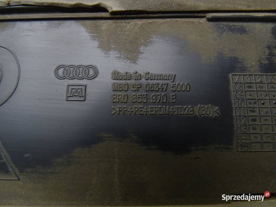 LISTWA DRZWI PRAWY TYŁ 8R0853970B AUDI Q5 8R sprzedam