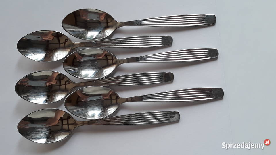 Łyżeczki do herbaty 2 PASECZKI PASKI Gerlach PRL Sztućce
