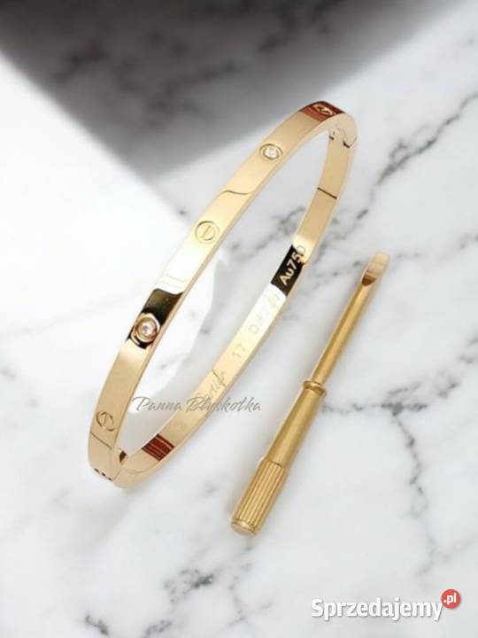 Bransoletka Cartier Love luksusowa biżuteria Kraków sprzedam