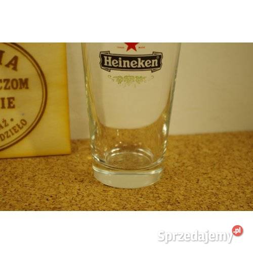 Oryginalna szklanka reklamowa Heineken sprzedam