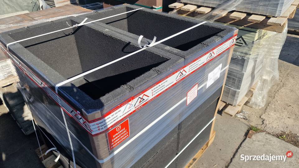 Nowoczesna betonowa DONICA ogrodowa Styrobud ZEN Gorzyce