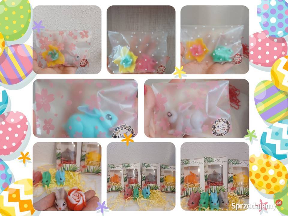 Króliczek mydlany Wielkanocny na prezent dzieci