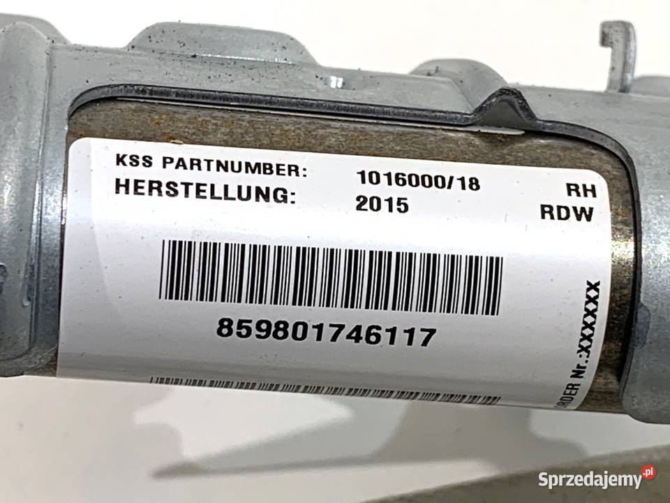 KURTYNA POWIETRZNA PRAWY MINI COUNTRYMAN R60